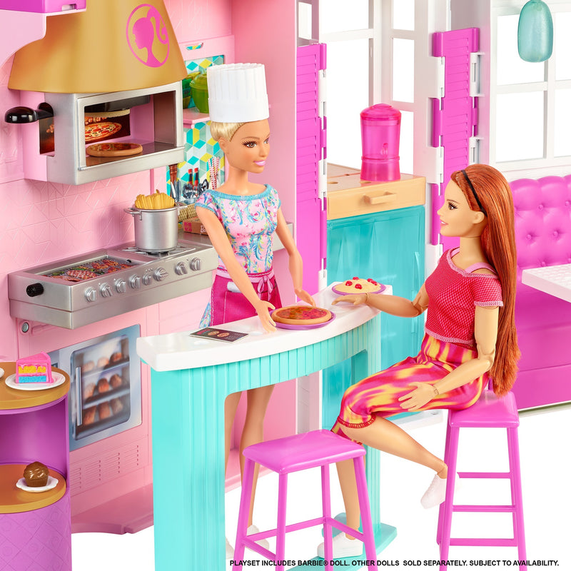 Load image into Gallery viewer, Mattel Cook ‘n Grill Restaurant pop en speelset
