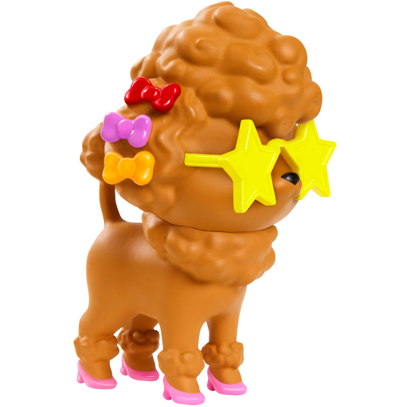 Load image into Gallery viewer, Mattel Extra Doll 1 Rainbow Coat with Pet Poodle
