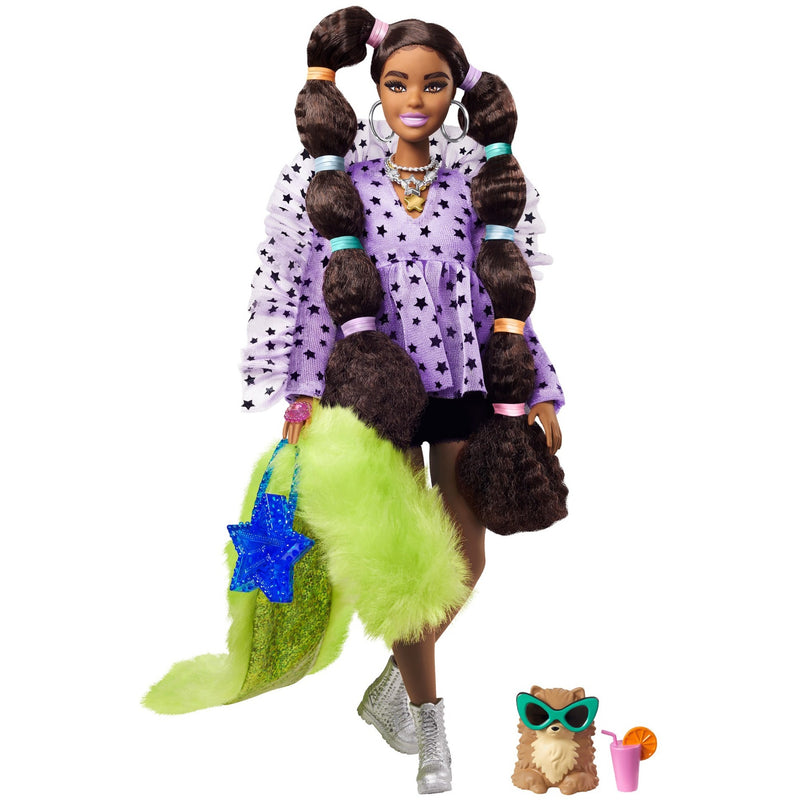 Load image into Gallery viewer, Mattel Extra Doll 7 Top Furry Shrug with Pet Pomerani
