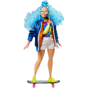 Mattel Extra Doll #4 with Skateboard 2 Kittens