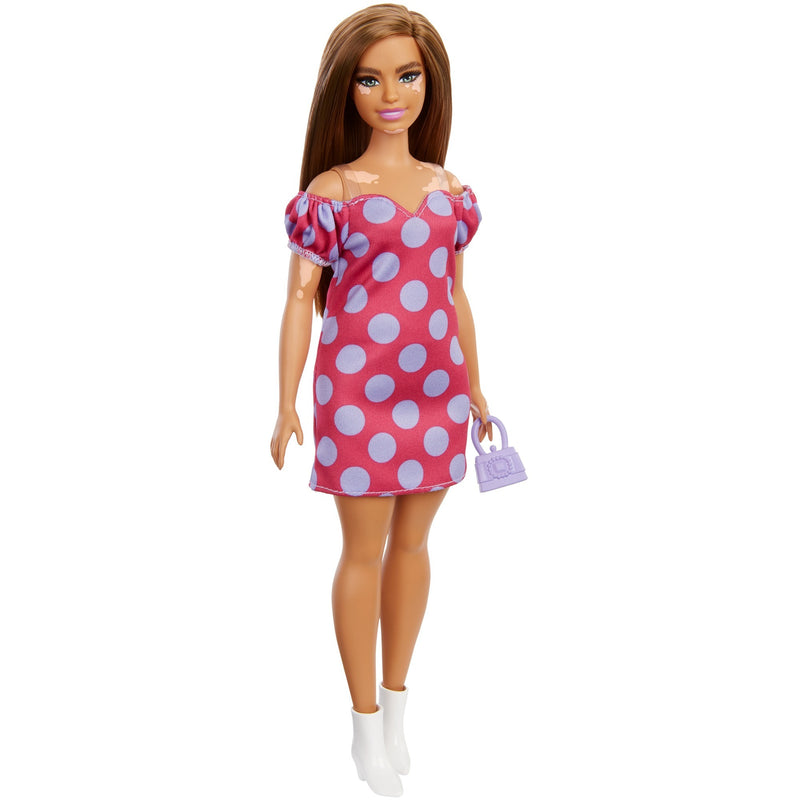 Load image into Gallery viewer, Mattel Fashionistas Gestippeld jurk
