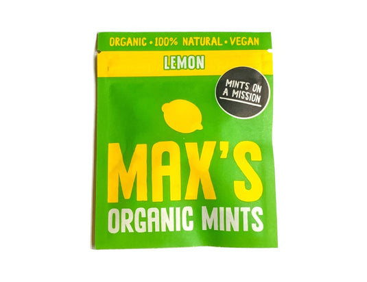 Max organic mints lemon mints - 17gr