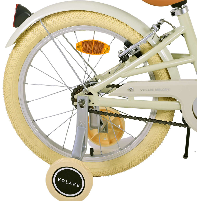 Load image into Gallery viewer, Volare Melody Kinderfiets - Meisjes - 18 inch - Zand - Twee handremmen
