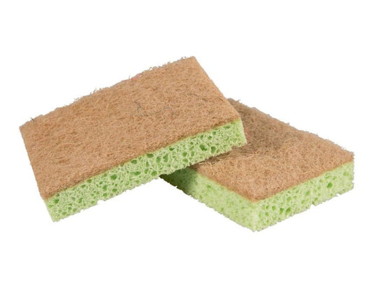 Memo duurzame sisal schuursponsjes - 2 stuks