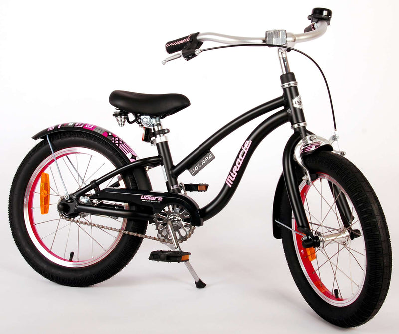 Load image into Gallery viewer, Volare Miracle Cruiser Kinderfiets - Meisjes- 16 inch - Mat Zwart - Prime Collection
