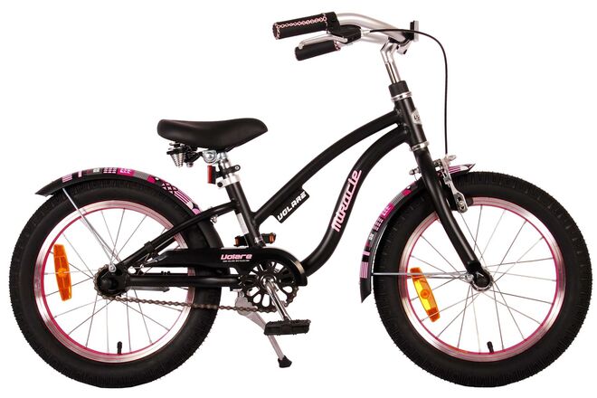 Load image into Gallery viewer, Volare Miracle Cruiser Kinderfiets - Meisjes- 16 inch - Mat Zwart - Prime Collection
