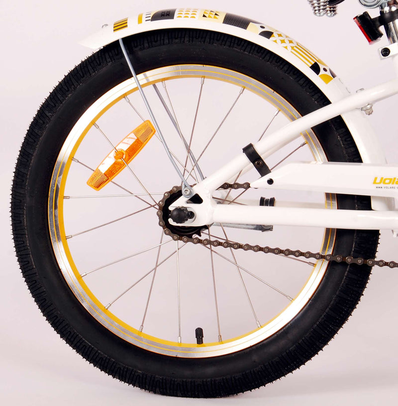 Load image into Gallery viewer, Volare Miracle Cruiser Kinderfiets - Meisjes - 18 inch - Wit - Prime Collection
