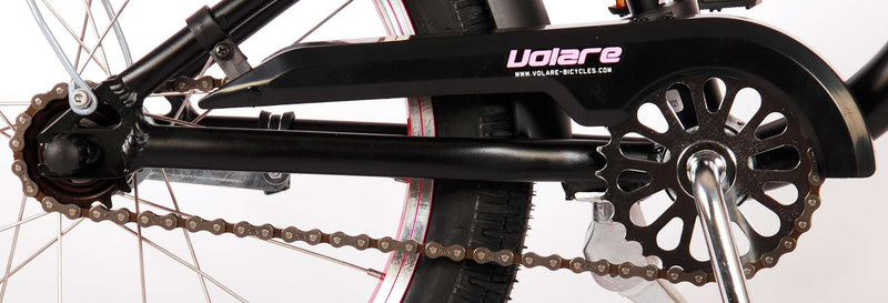Load image into Gallery viewer, Volare Miracle Cruiser Kinderfiets - Meisjes - 18 inch - Mat Zwart - Prime Collection
