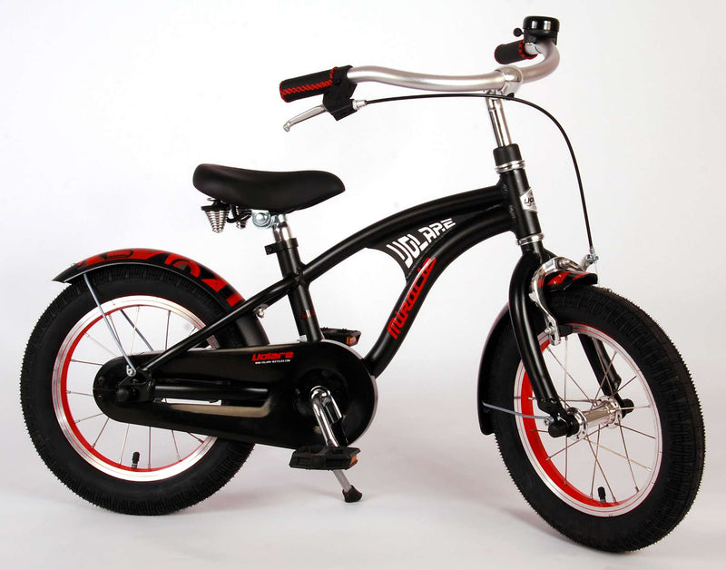 Load image into Gallery viewer, Volare Miracle Cruiser Kinderfiets - Jongens - 14 inch - Mat Zwart - Prime Collection
