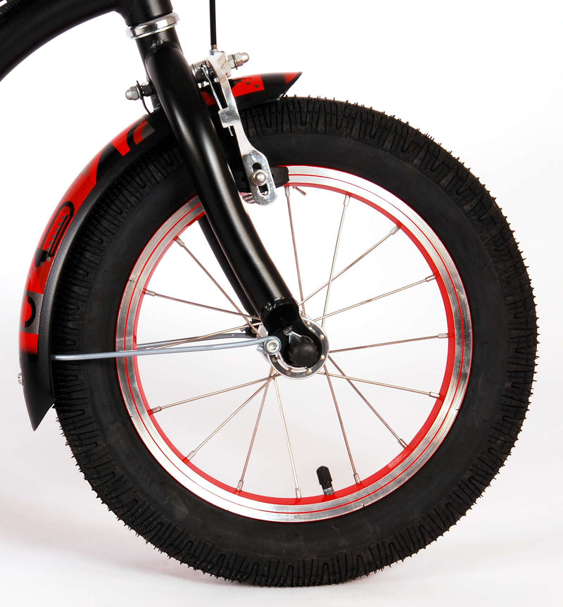 Load image into Gallery viewer, Volare Miracle Cruiser Kinderfiets - Jongens - 14 inch - Mat Zwart - Prime Collection
