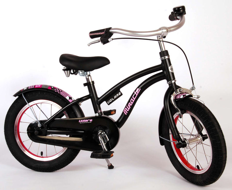 Load image into Gallery viewer, Volare Miracle Kinderfiets - Meisjes - 14 inch - Mat Zwart - Prime Collection
