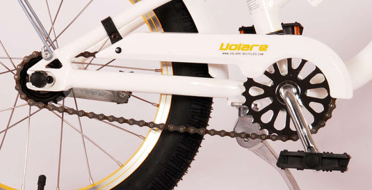 Volare Miracle Cruiser Kinderfiets - Meisjes - 16 inch - Wit - Prime Collection