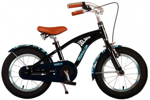 Volare Miracle Cruiser Kinderfiets - Jongens - 14 inch - Mat Blauw - Prime Collection