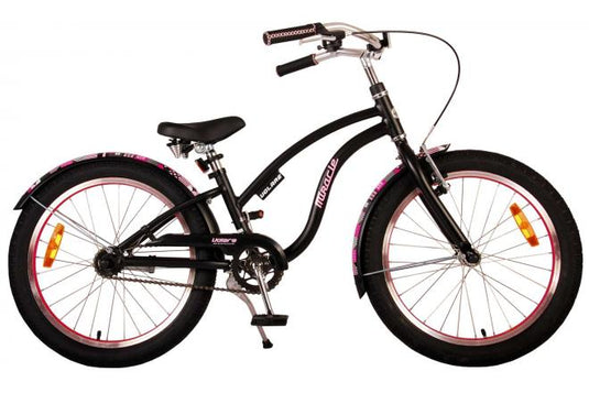 Volare Miracle Cruiser Kinderfiets Meisjes 20 inch Mat Zwart Prime Collection