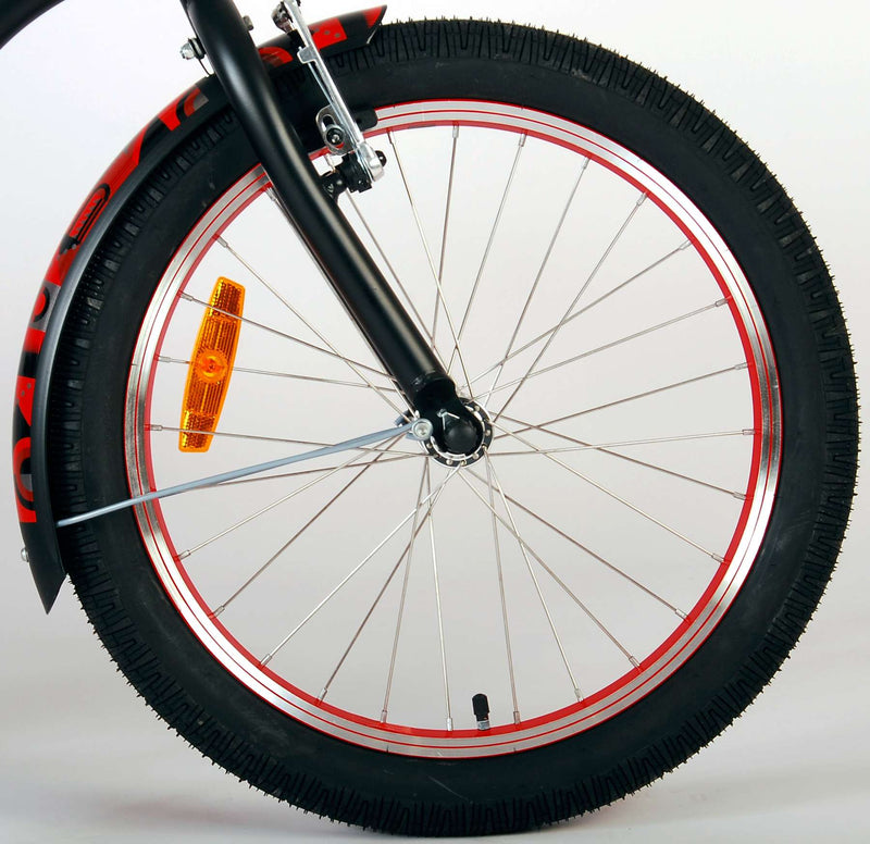 Load image into Gallery viewer, Volare Miracle Cruiser Kinderfiets Jongens 20 inch Mat Zwart Prime Collection
