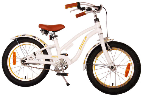 Volare Miracle Cruiser Kinderfiets - Meisjes - 16 inch - Wit - Prime Collection