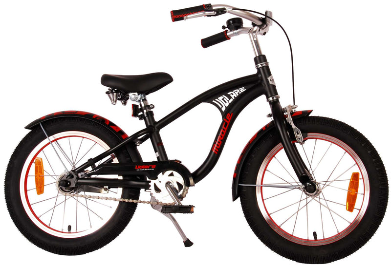 Load image into Gallery viewer, Volare Miracle Cruiser Kinderfiets - Jongens - 16 inch - Mat Zwart - Prime Collection
