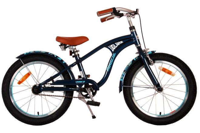 Load image into Gallery viewer, Volare Miracle Cruiser Kinderfiets Jongens 18 inch Mat Blauw Prime Collection
