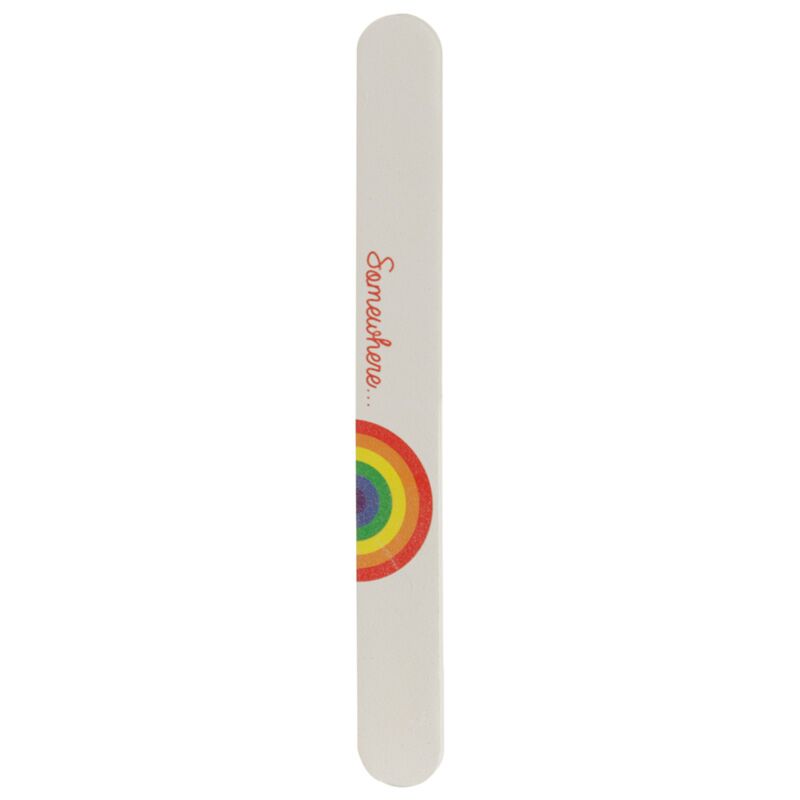 Load image into Gallery viewer, Somewhere regenboog nagelvijl lang
