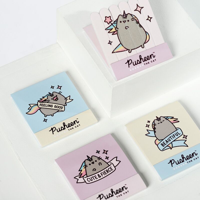 Afbeelding laden in galerijviewer, Union pusheen de kat pusheenicorn luciferboekje nagelvijlen
