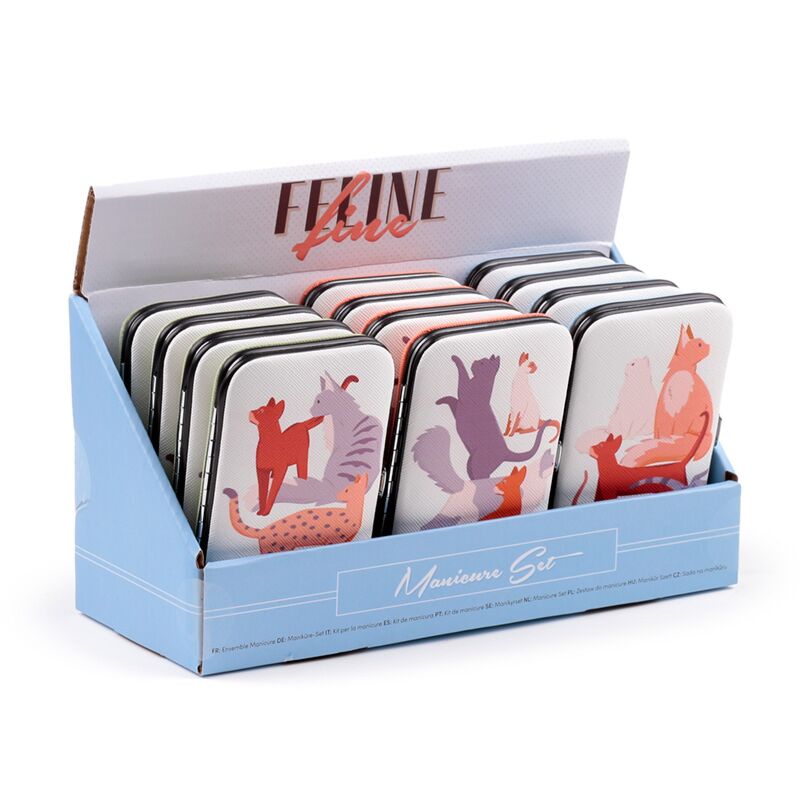 Load image into Gallery viewer, Feline fine katten 5-delige manicure set
