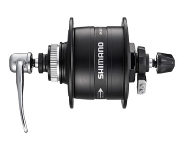 Shimano - Dynamonaaf HD-3D37 3 Watt - 36 gaats - Center-Lock - snelspanner - zwart