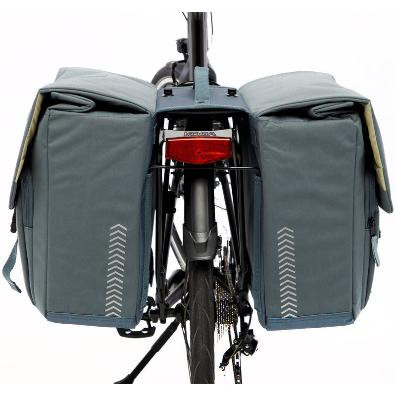 Load image into Gallery viewer, Burgers - new looxs tas new looxs tulum afneembaar dubbel grijs groen | 32l
