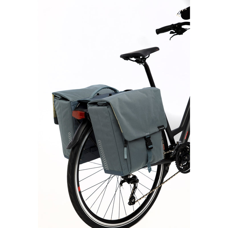 Load image into Gallery viewer, Burgers - new looxs tas new looxs tulum afneembaar dubbel grijs groen | 32l
