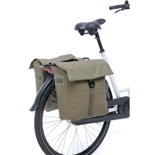 New tas looxs leeds dubbel | taupe | 38l