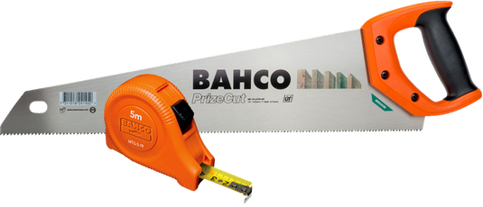 Bahco universele handzaag 550mm + rolmaat