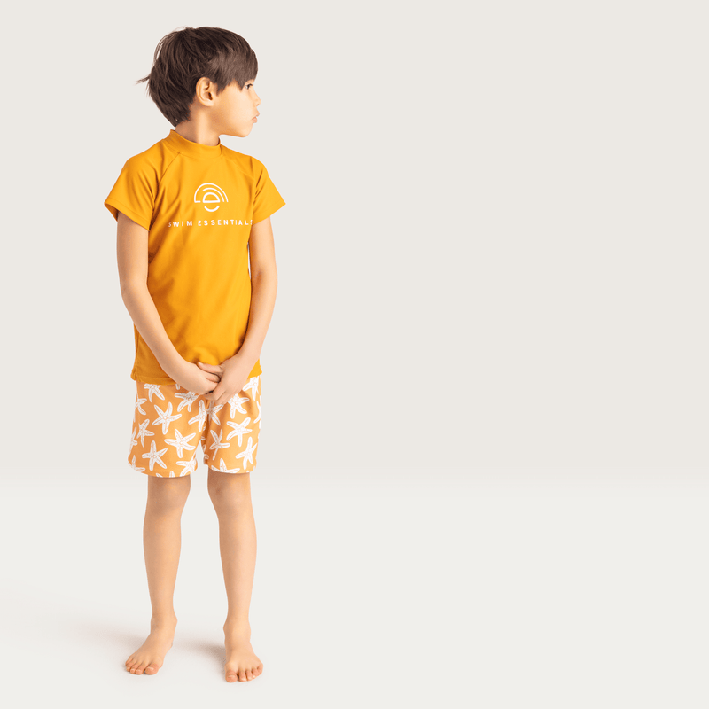 Load image into Gallery viewer, Seastar | oranje uv zwembroek jongens
