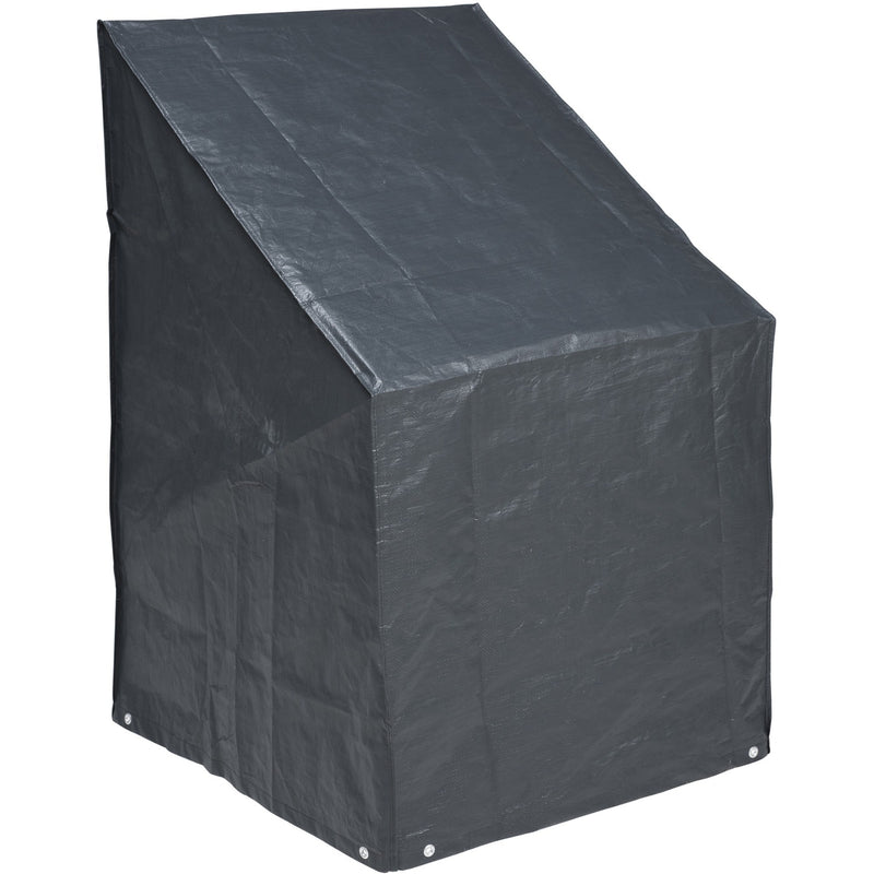 Load image into Gallery viewer, Nature Tuinmeubelafdekhoes voor gestapelde stoelen
