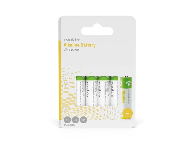 Nedis aa batterij - alkaline - 4 stuks