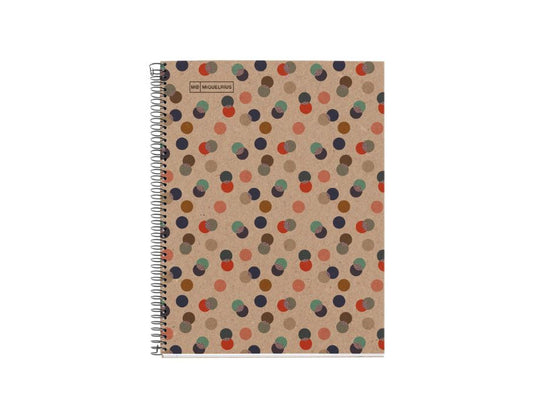 Miquelrius notitieboek - eco confetti - a5 geruit - 80 blz