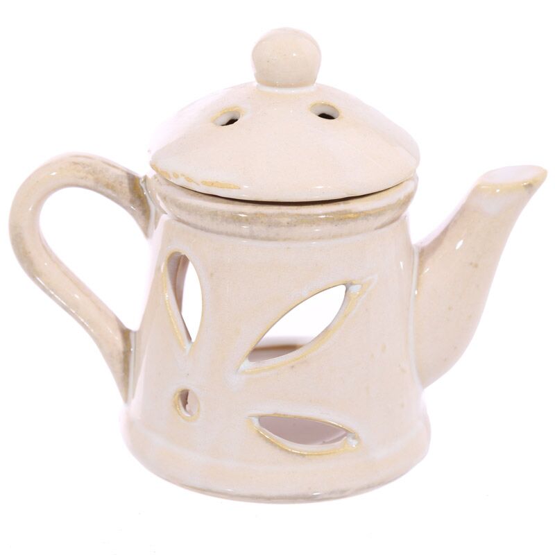 Load image into Gallery viewer, Keramiek theepot geurbrander met deksel
