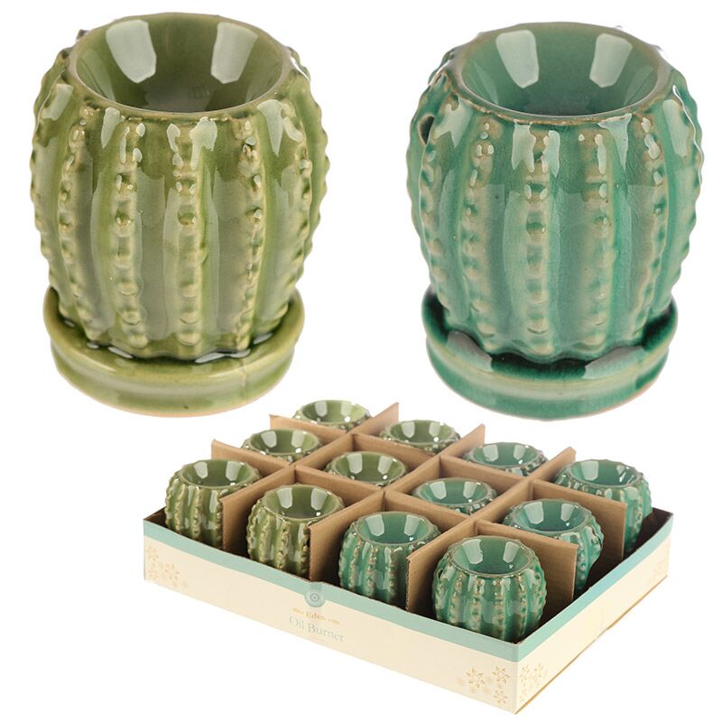 Load image into Gallery viewer, Eden mini cactus keramiek geurbrander - small
