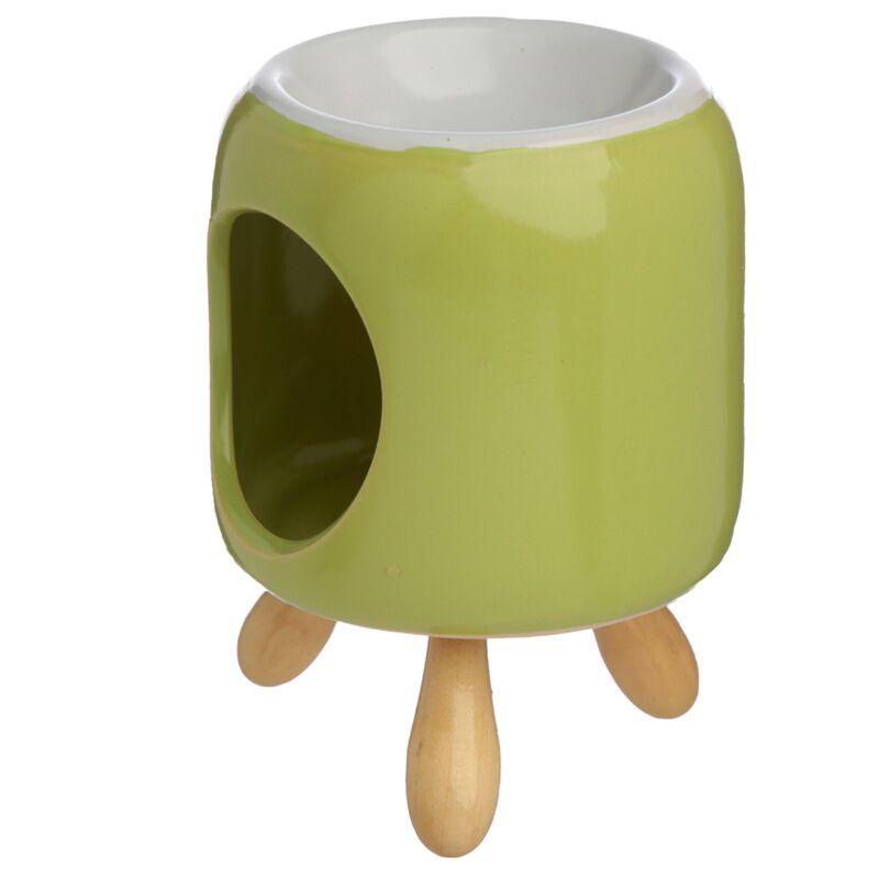 Load image into Gallery viewer, Cylindrische keramiek geurbrander met voet
