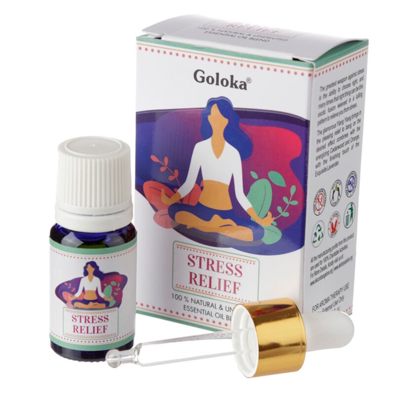 Load image into Gallery viewer, Ontstresst - goloka etherische olie mix 10ml
