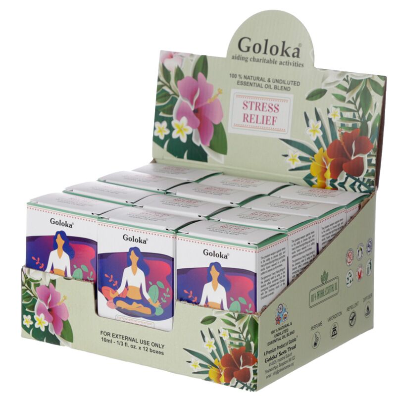 Load image into Gallery viewer, Ontstresst - goloka etherische olie mix 10ml
