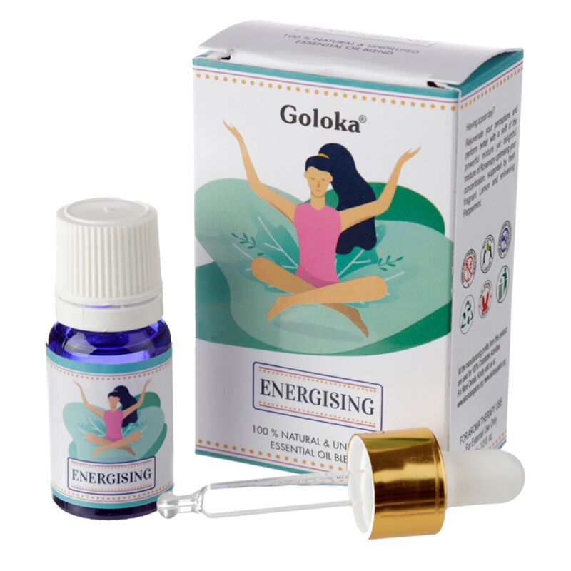 Load image into Gallery viewer, Energetiserend - goloka etherische olie mix 10ml
