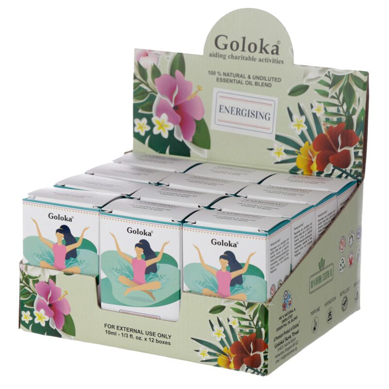 Load image into Gallery viewer, Energetiserend - goloka etherische olie mix 10ml

