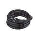 One kabelcijferslot 8100 8mm 100cm black grey
