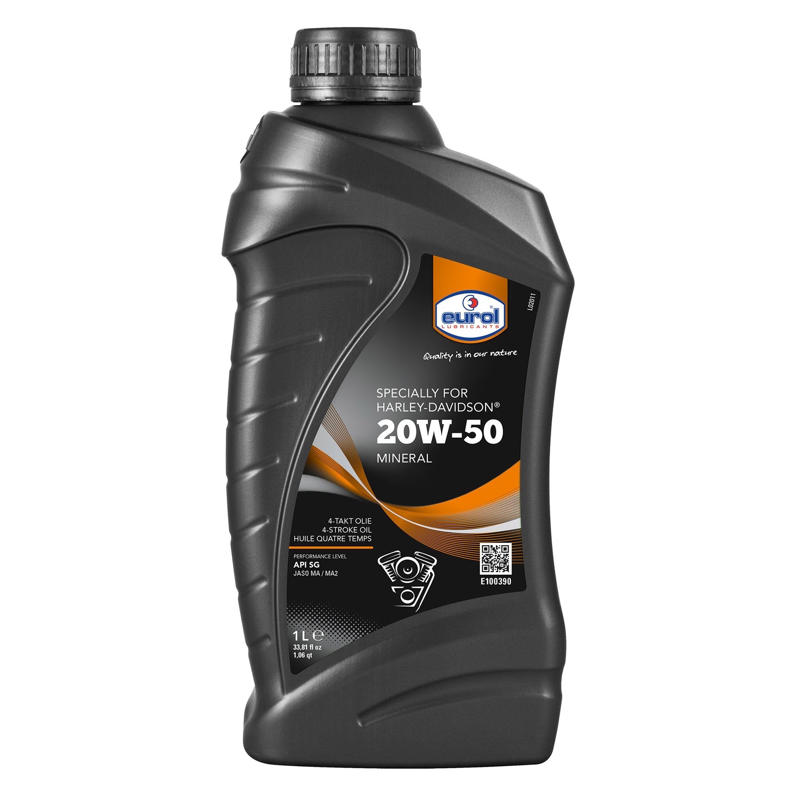 Eurol Harley Davidson SAE 20W50 1-litre API SG/CD