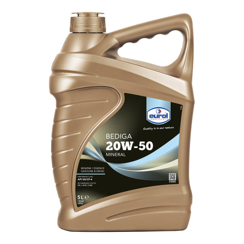 Eurol Carter oil 20W50 SG/CD 5-litre API: SG/CF4 Bediga