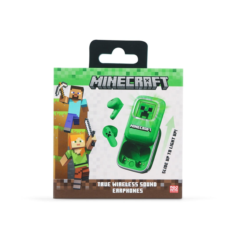 Load image into Gallery viewer, Otl technologies bluetooth slide tws earphones minecraft (mc1316)
