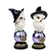 Wise old magical owl op regenboogglans uil