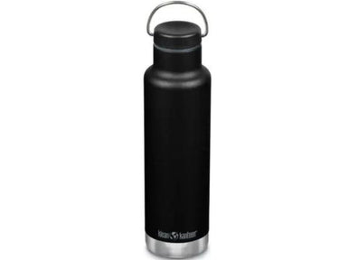 Klean kanteen thermosfles - classic - zwart - met ringdop - 592 ml (20 oz )