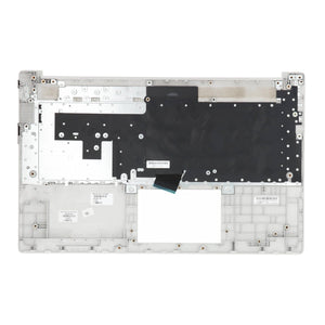 Ty hp laptop toetsenbord qwer us + top cover - zilver