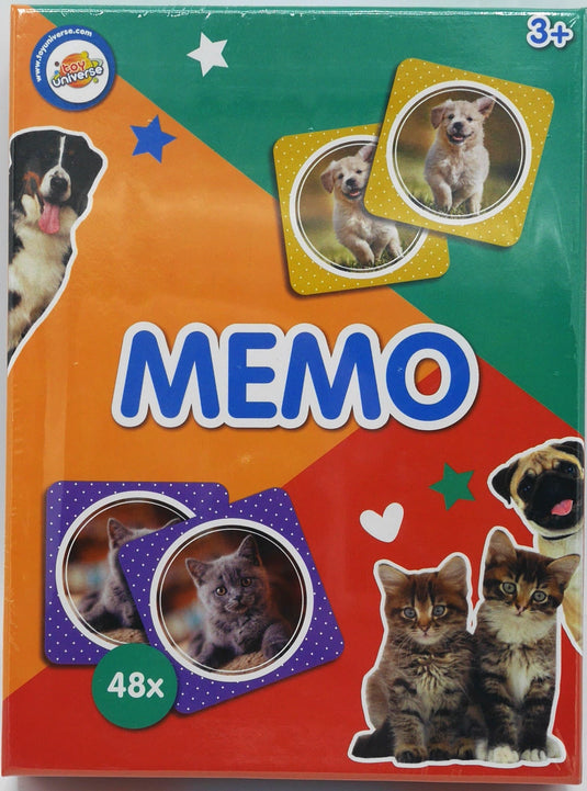 Intro memo geheugen spel verzamel de meeste dubbele kaarten met dieren plaatjes