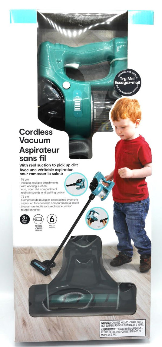 Van der doelen speelgoed stofzuiger met geluid en opzetstukken